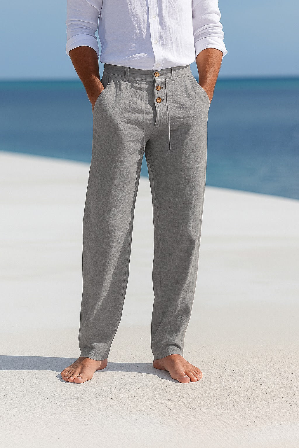 Lightweight Summer Linen Trousers