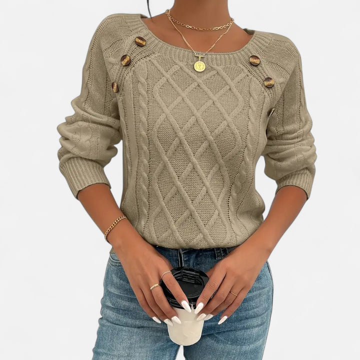 NOMU Lifestyle | Women’s Cable Knit Sweater – Heritage Comfort