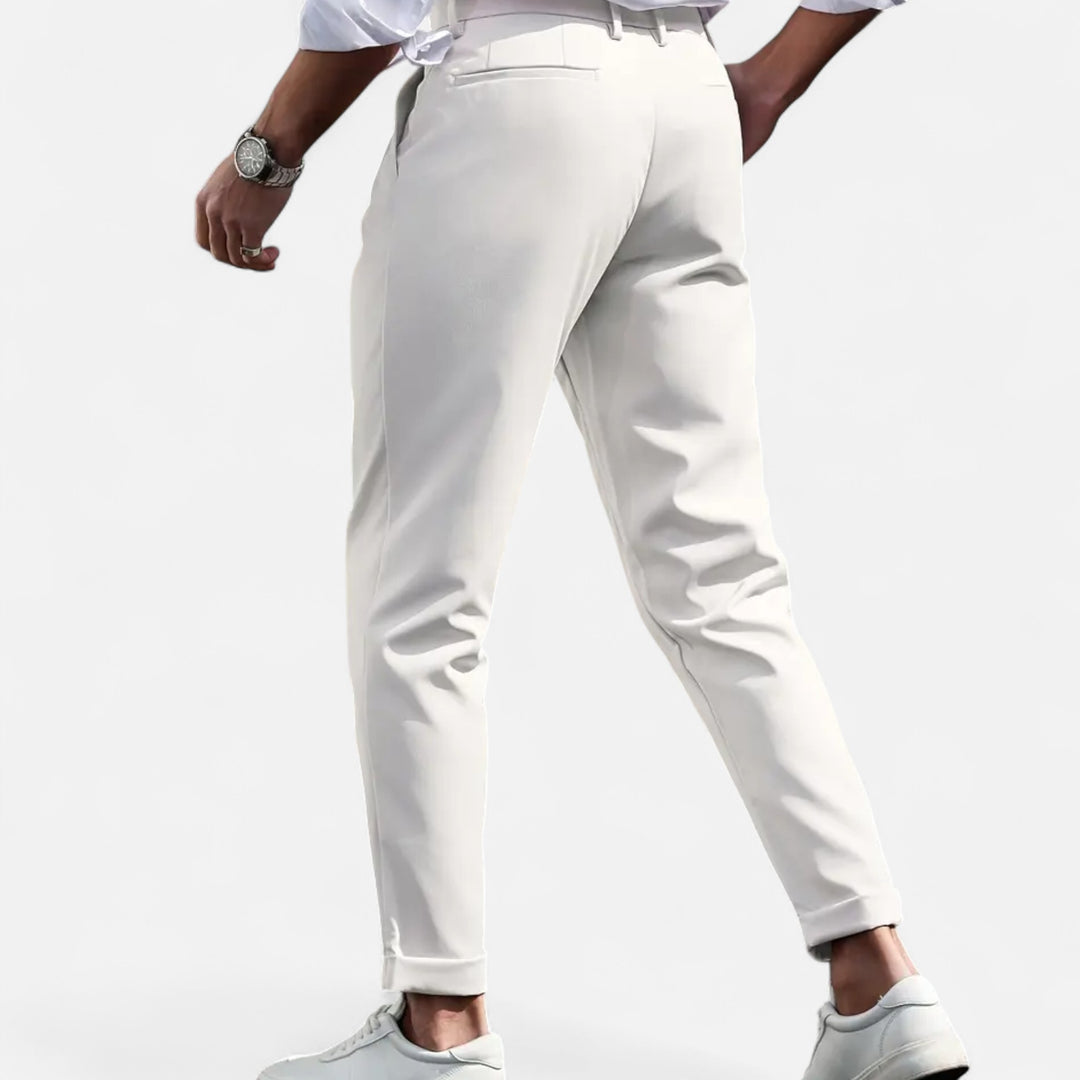 NOMU Lifestyle | Men’s Slim Fit Casual Suit Trousers