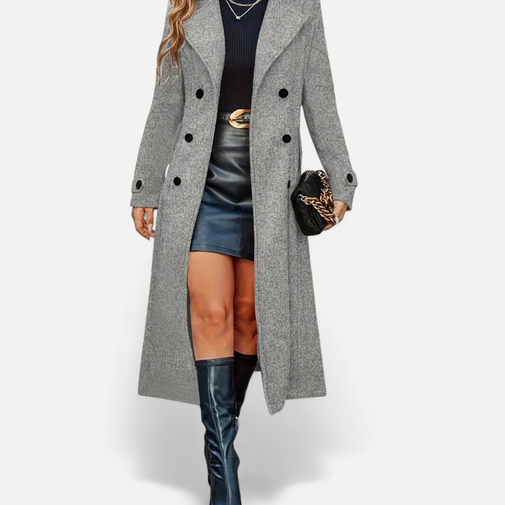 NOMU Lifestyle | Women’s Long Buttoned Coat – Heritage Comfort