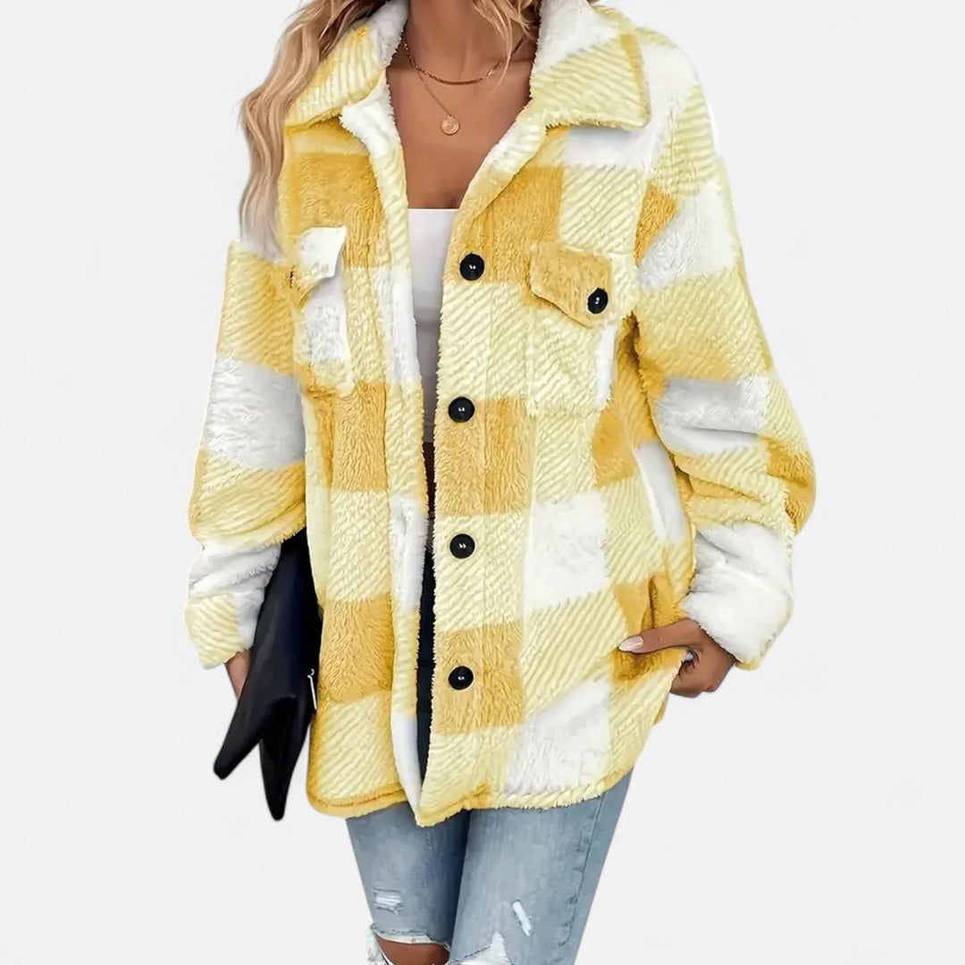 NOMU Lifestyle | Women’s Plush Fleece Coat – Timeless Elegance
