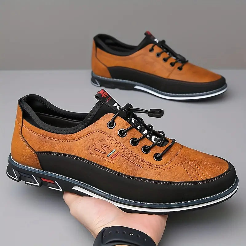 Handcrafted leather Oxford shoes