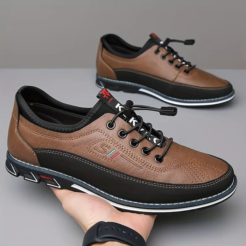 Handcrafted leather Oxford shoes