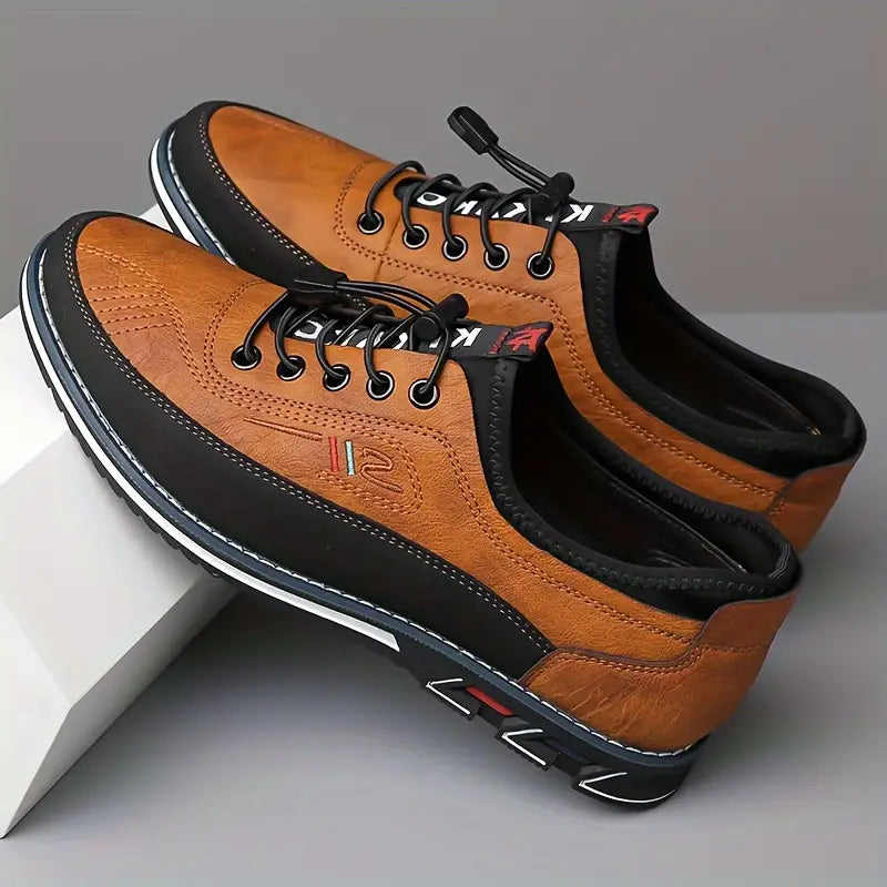 Handcrafted leather Oxford shoes