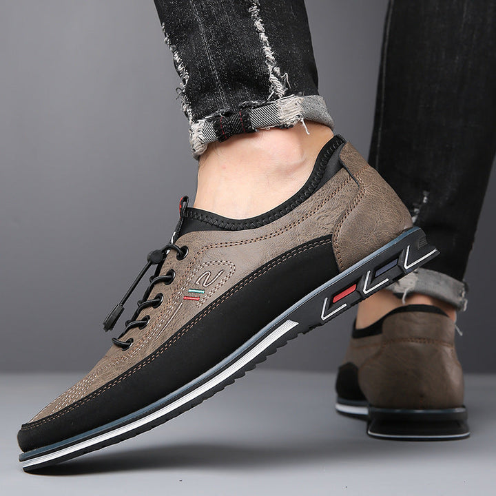 Handcrafted leather Oxford shoes