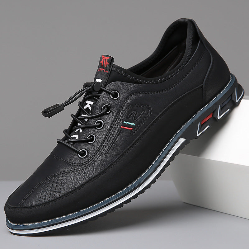 Handcrafted leather Oxford shoes