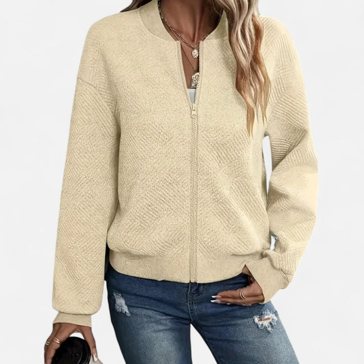 NOMU Lifestyle | Women’s Solid Textured Jacket – Refined Everyday Style