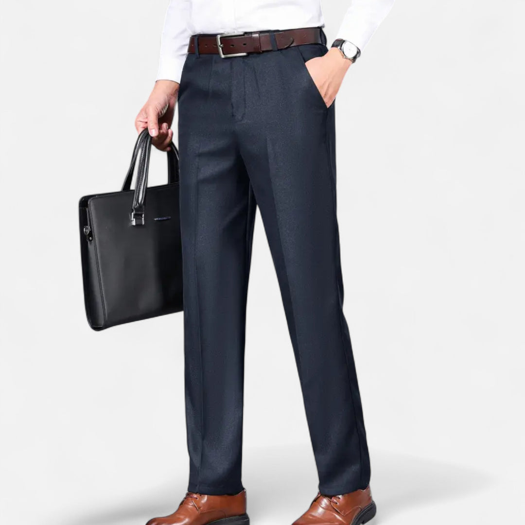 NOMU Lifestyle | Men’s Timeless Straight Cut Suit Trousers