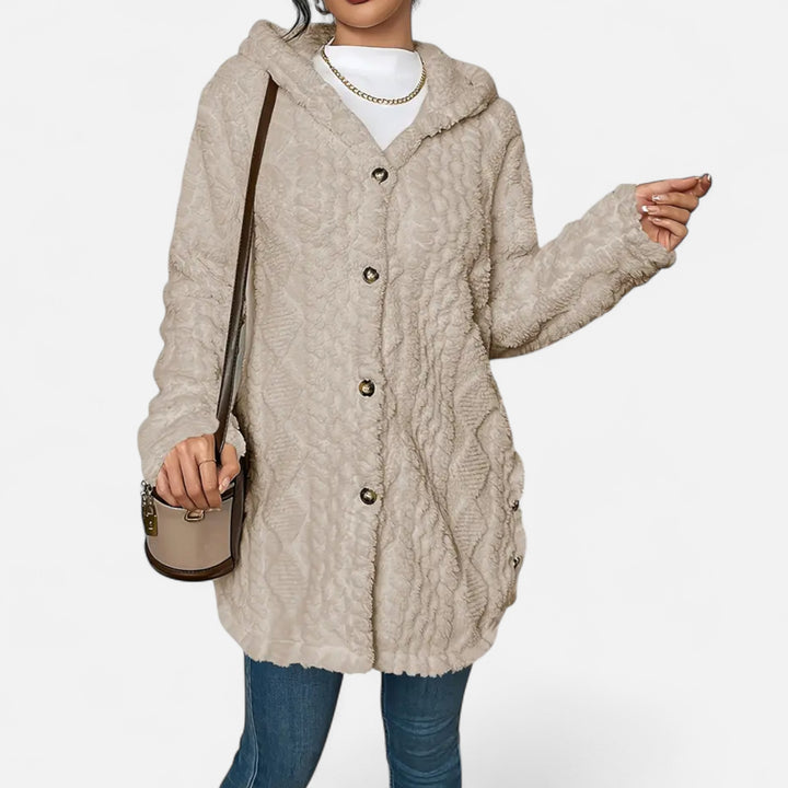 NOMU Lifestyle | Women’s Jacquard Hooded Coat – Heritage Luxe