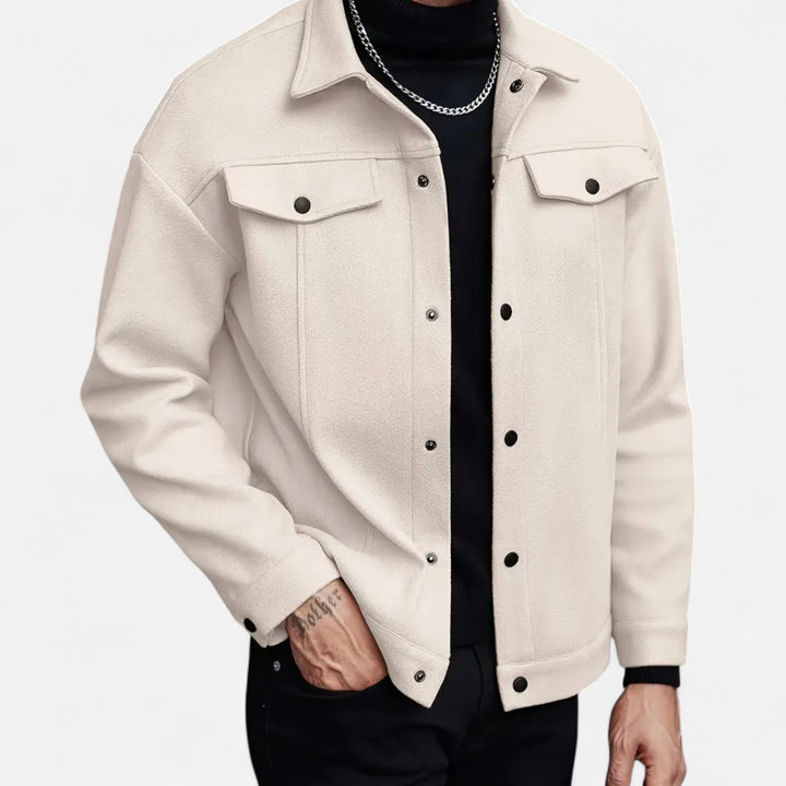 NOMU Lifestyle | Men’s Refined Zip Closure Jacket
