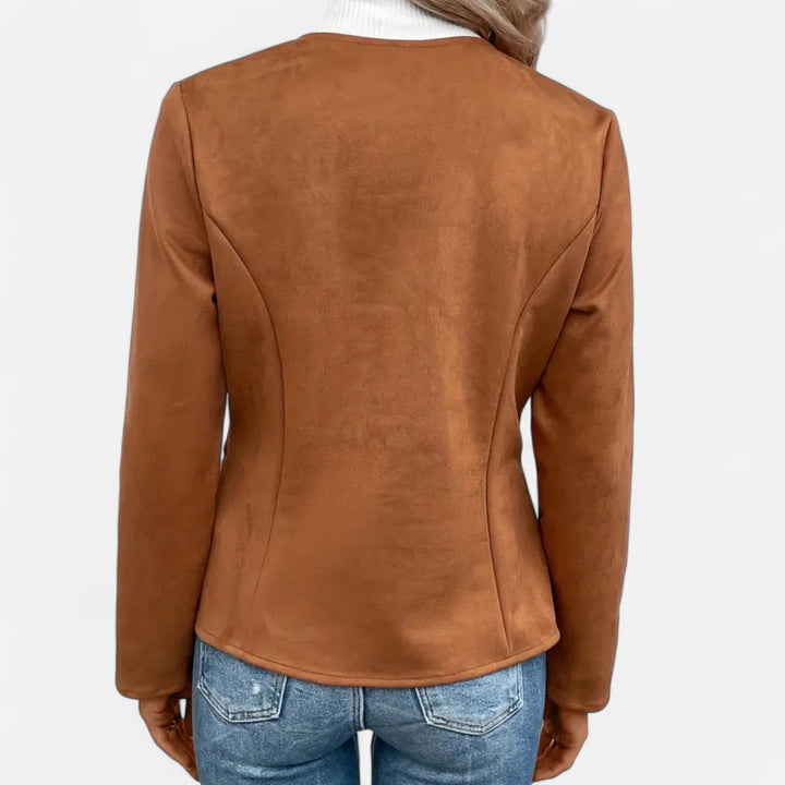 NOMU Lifestyle | Women’s Slim Fit Zipper Jacket – Heritage Chic