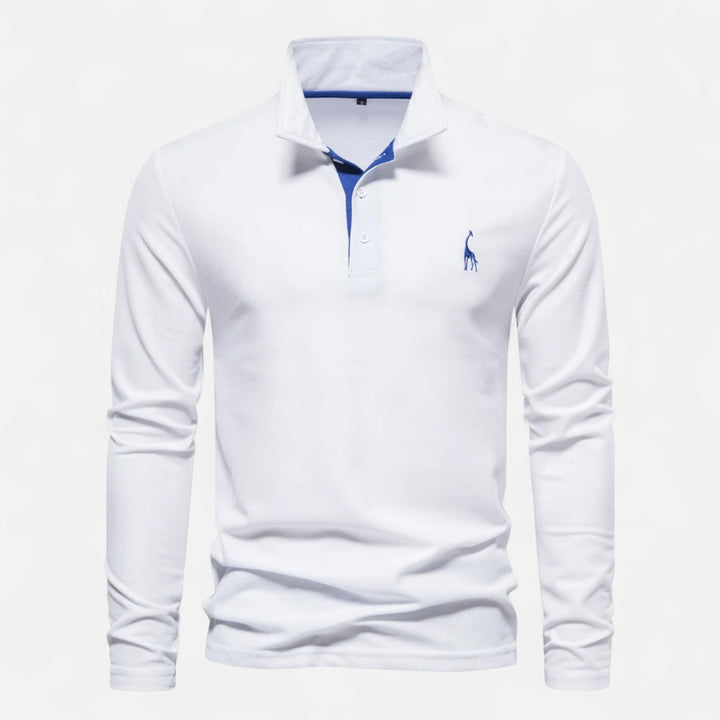 NOMU Lifestyle | Men’s Embroidered Business Casual Polo