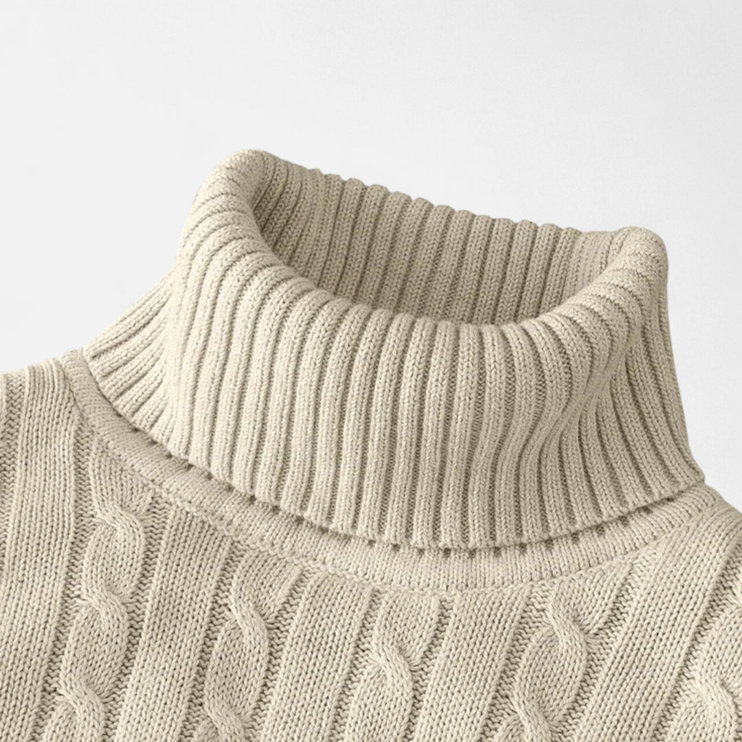 NOMU Lifestyle | Men’s Wool Turtleneck Sweater