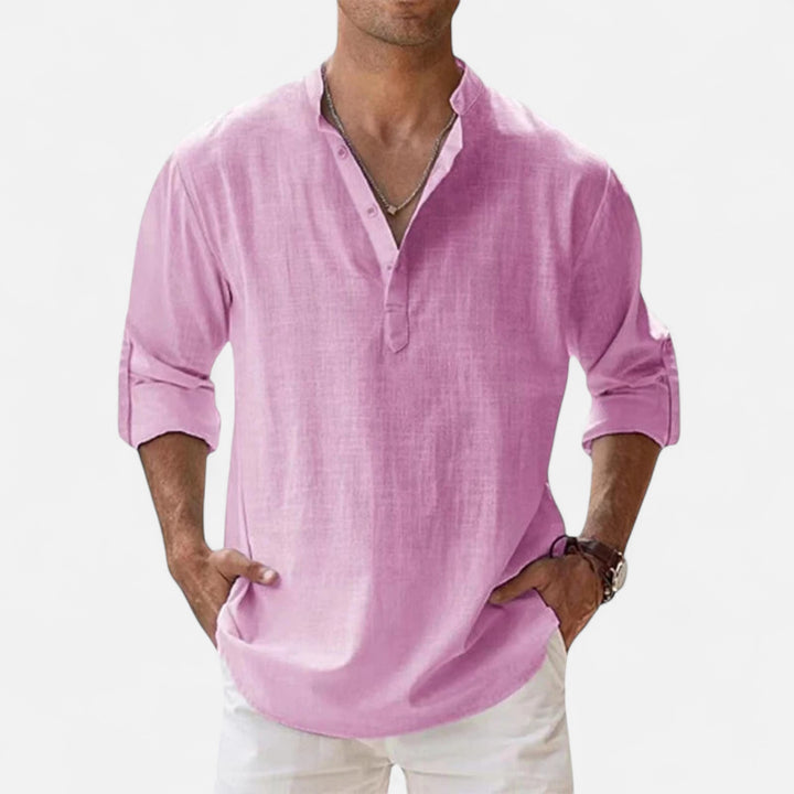NOMU Lifestyle | Men’s Linen Beach Shirt