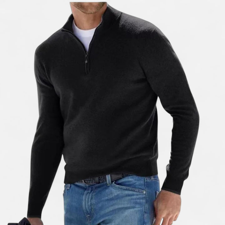 NOMU Lifestyle | Men’s Oversized Half Zip Sweater