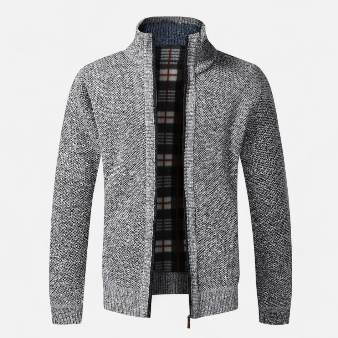 NOMU Lifestyle | Men’s Knitted Zip Cardigan