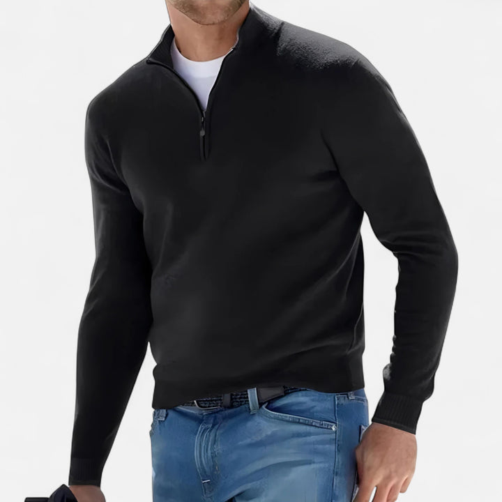 NOMU Lifestyle | Men’s Oversized Half Zip Sweater