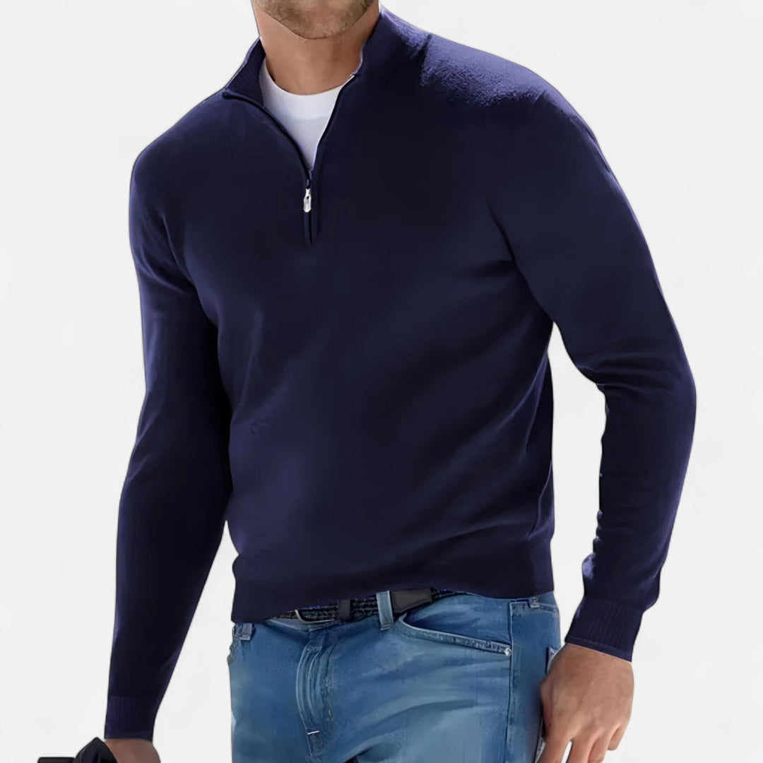 NOMU Lifestyle | Men’s Oversized Half Zip Sweater