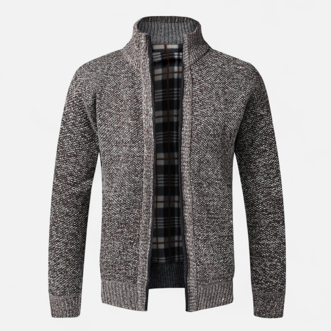 NOMU Lifestyle | Men’s Knitted Zip Cardigan