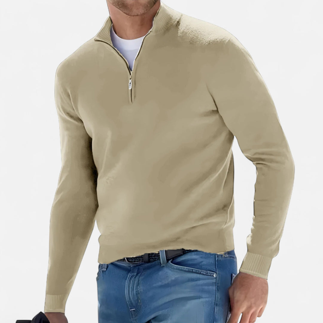 NOMU Lifestyle | Men’s Oversized Half Zip Sweater