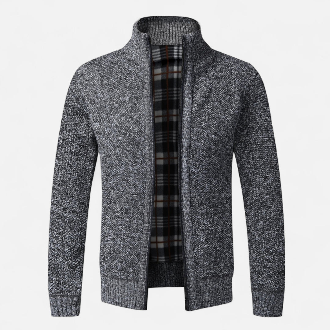NOMU Lifestyle | Men’s Knitted Zip Cardigan