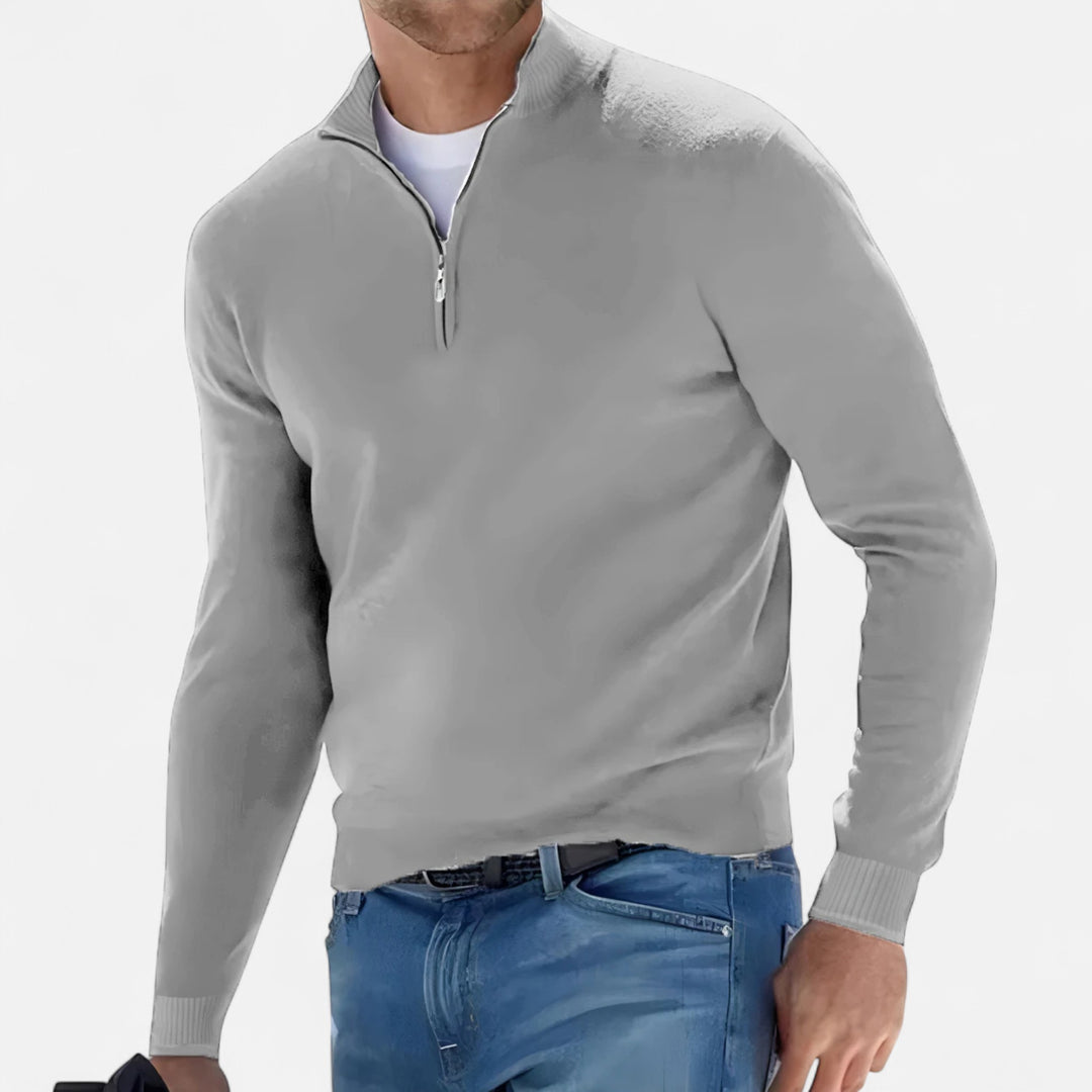 NOMU Lifestyle | Men’s Oversized Half Zip Sweater