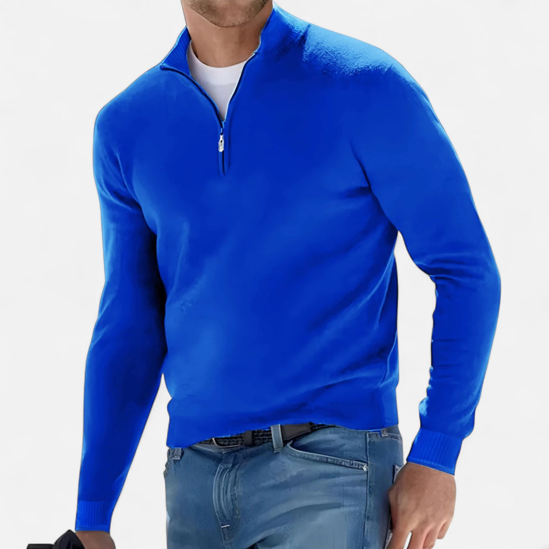 NOMU Lifestyle | Men’s Oversized Half Zip Sweater