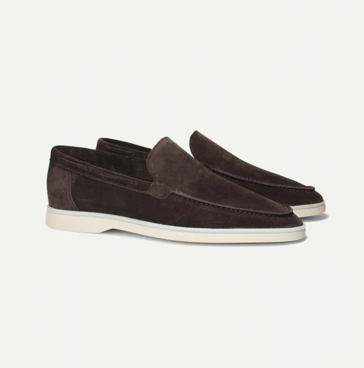 Old Money Σουέτ Loafers