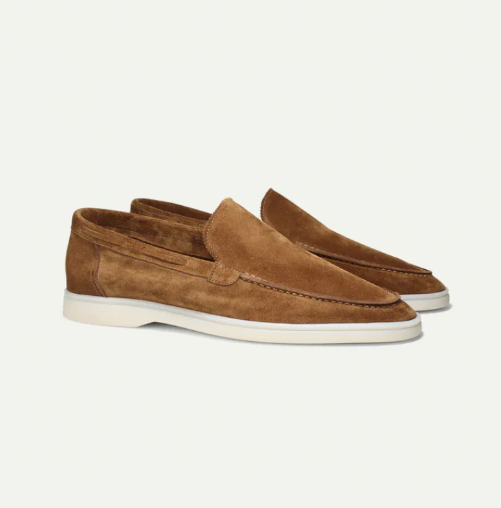 Old Money Σουέτ Loafers