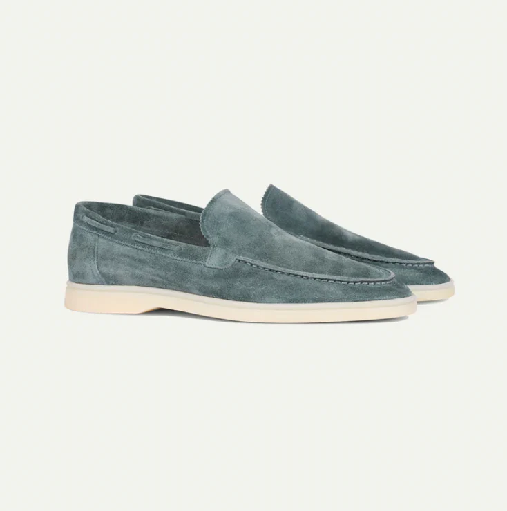Old Money Σουέτ Loafers