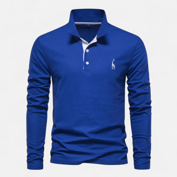 NOMU Lifestyle | Men’s Embroidered Business Casual Polo