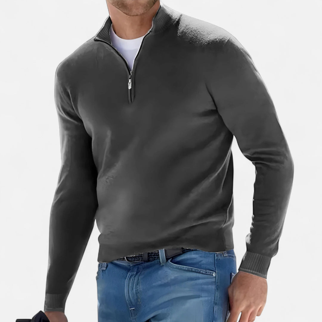 NOMU Lifestyle | Men’s Oversized Half Zip Sweater