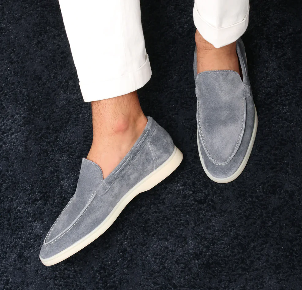 Old Money Σουέτ Loafers
