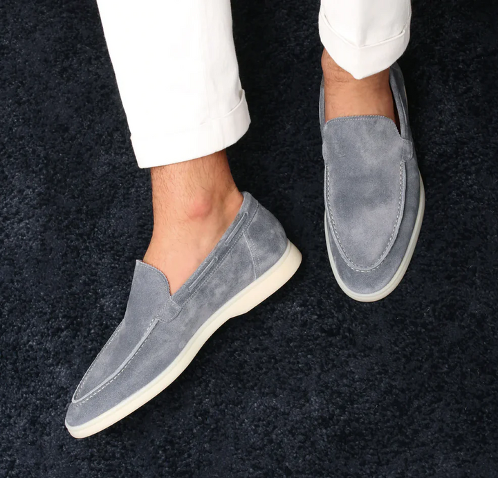 Old Money Σουέτ Loafers