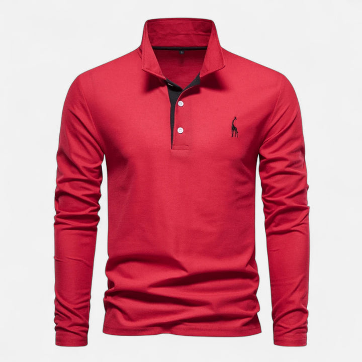 NOMU Lifestyle | Men’s Embroidered Business Casual Polo