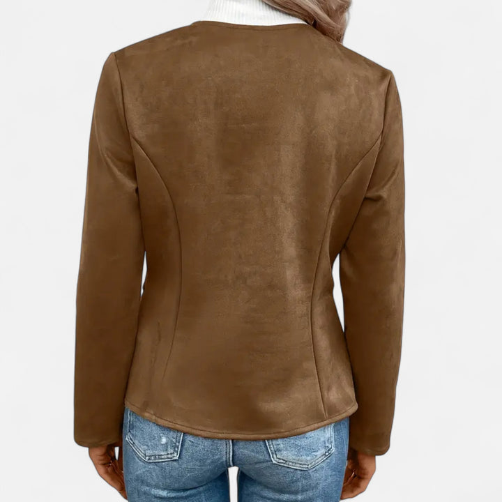 NOMU Lifestyle | Women’s Slim Fit Zipper Jacket – Heritage Chic