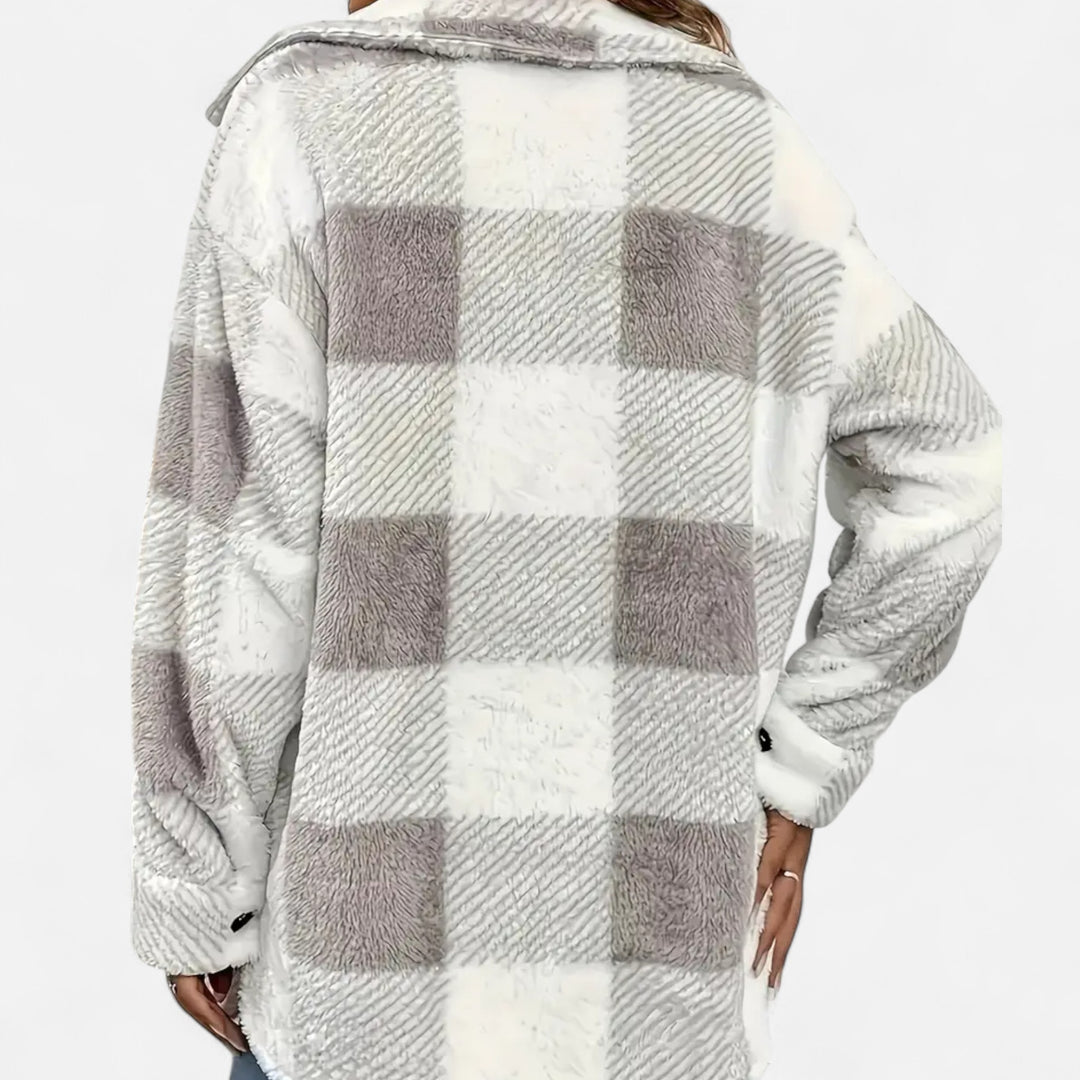NOMU Lifestyle | Women’s Plush Fleece Coat – Timeless Elegance