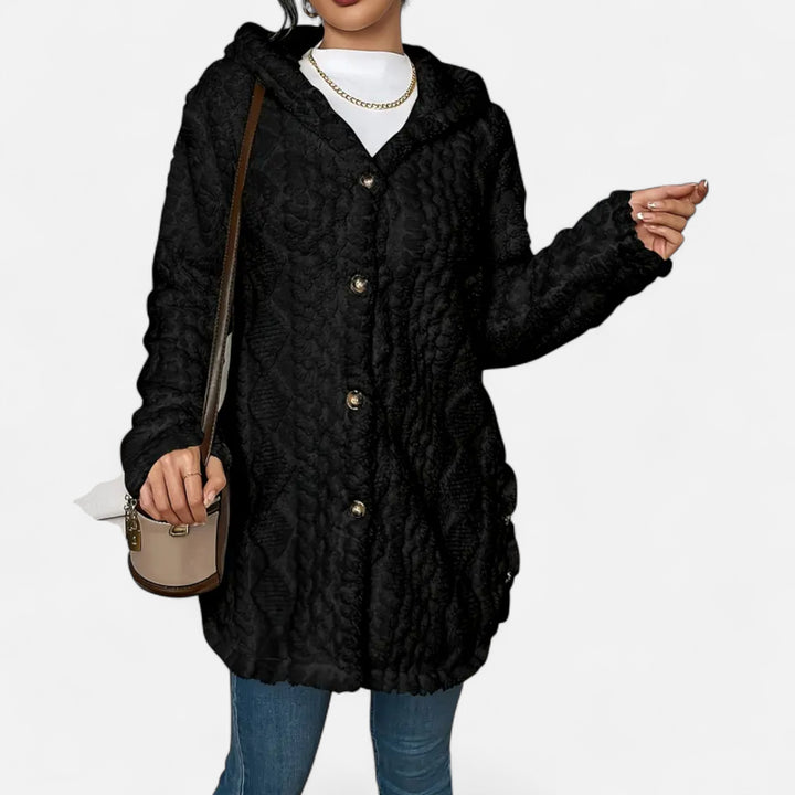 NOMU Lifestyle | Women’s Jacquard Hooded Coat – Heritage Luxe
