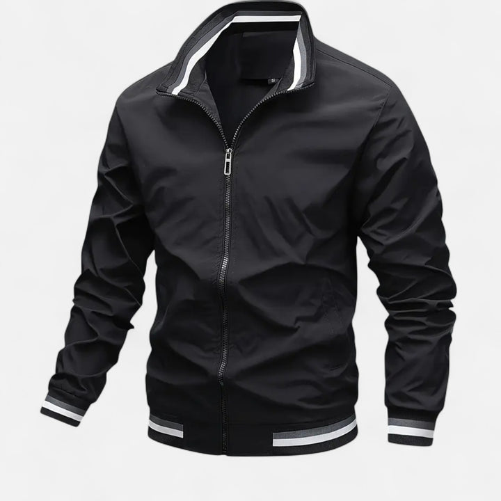 NOMU Lifestyle | Men’s Baseball Collar Windbreaker Jacket