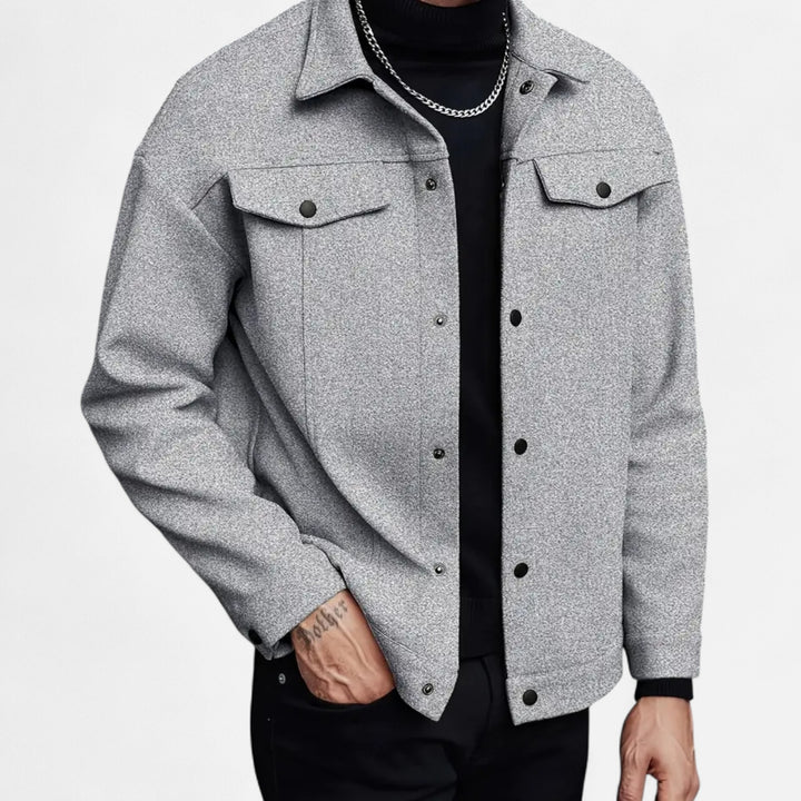 NOMU Lifestyle | Men’s Refined Zip Closure Jacket