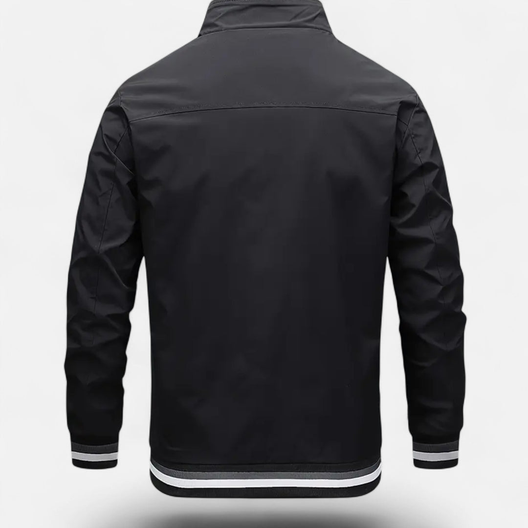 NOMU Lifestyle | Men’s Baseball Collar Windbreaker Jacket